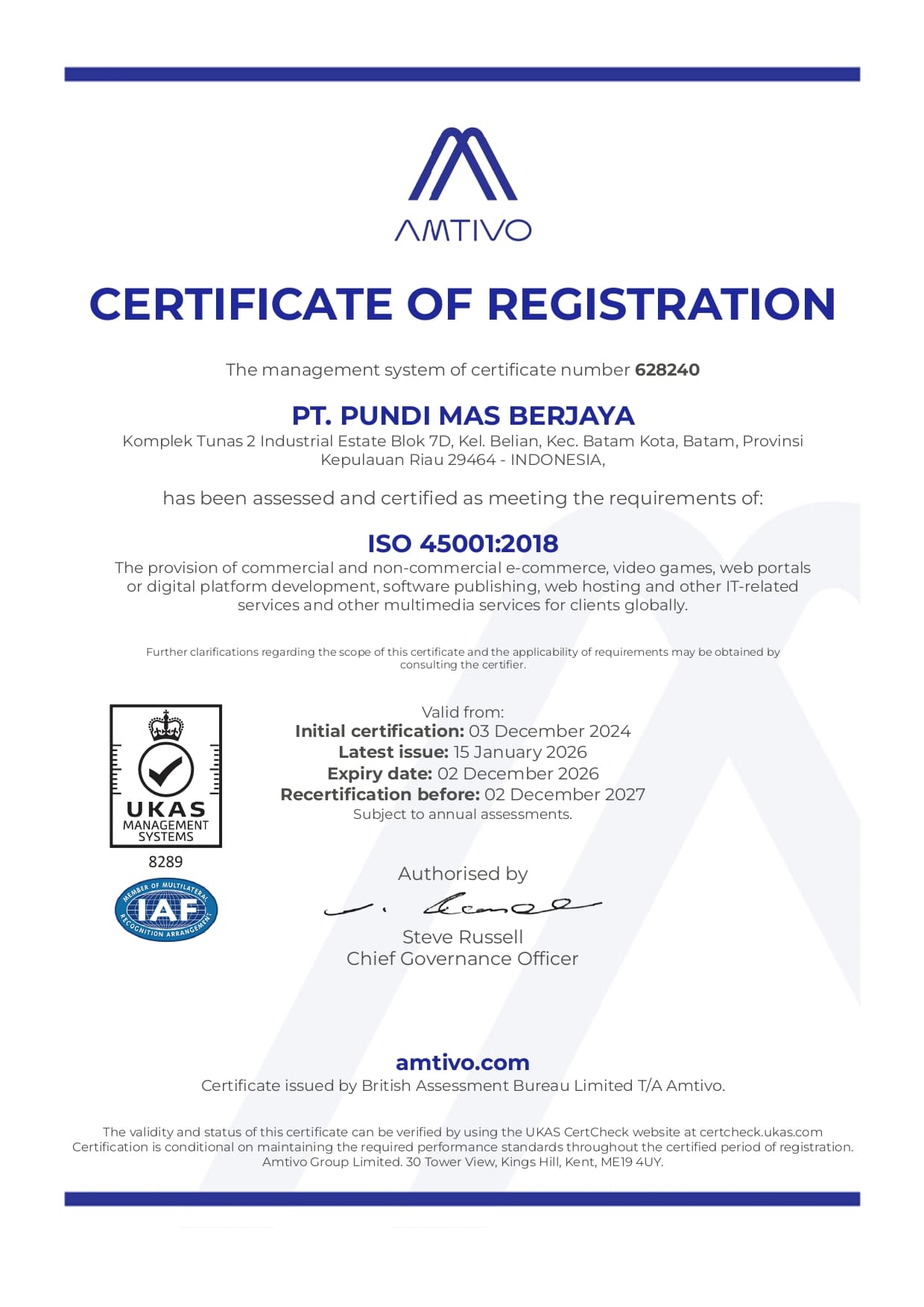 ISO 45001:2018